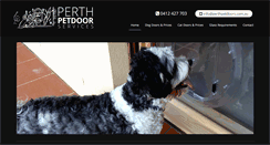 Desktop Screenshot of perthpetdoors.com.au